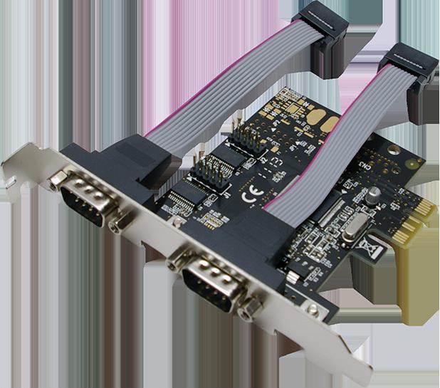 Produktbild LogiLink 2 x serielle (COM) PCIe