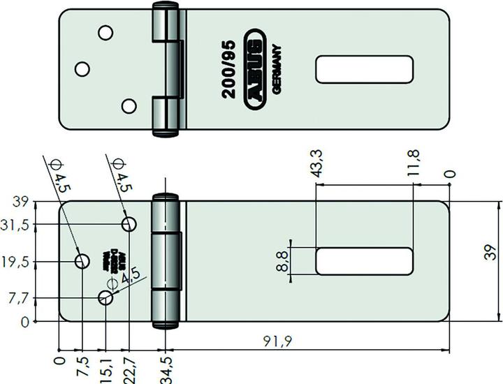 Actual product image Abus Security Raid (1 pcs.)