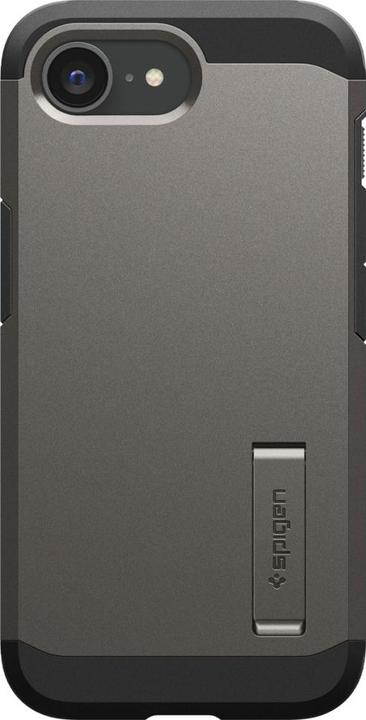 Actual product image Spigen Tough Armor Case with MagSafe for iPhone 16e with Stand - Gray (Apple iPhone 16e)