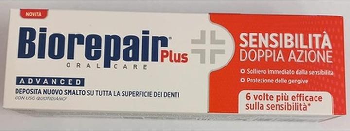 Immagine prodotto Biorepair Plus Advanced Sensitivity Dentifricio a doppia azione 75ml 2.5fl.oz - Confezione da 2 (75 ml)