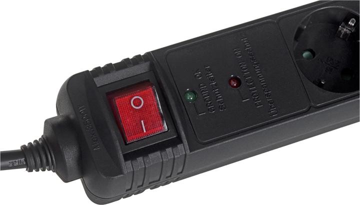 Produktbild Gembird SPG5-C-15, Überspannungsschutz Steckdosenleiste, AC (5x, CEE 7/3, 4.50 m)