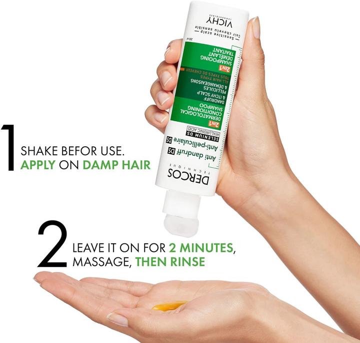 Immagine prodotto Vichy Dercos Shampoo Antiforfora 2in1 200ml (200 ml, Shampoo liquido)
