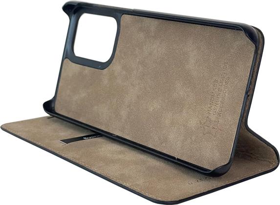 Produktbild Mike Galeli Book-Cover Echtleder Marc black (Samsung Galaxy A53 5G)