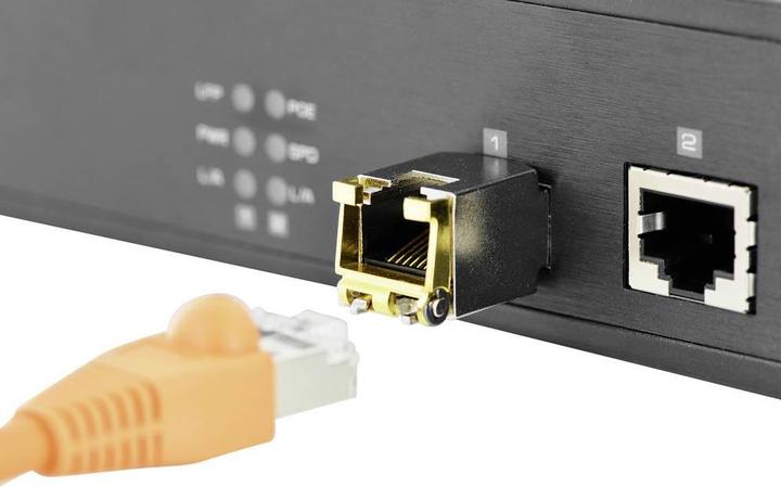 Produktbild Digitus 1,25 Gbps Kupfer SFP-Modul, RJ45