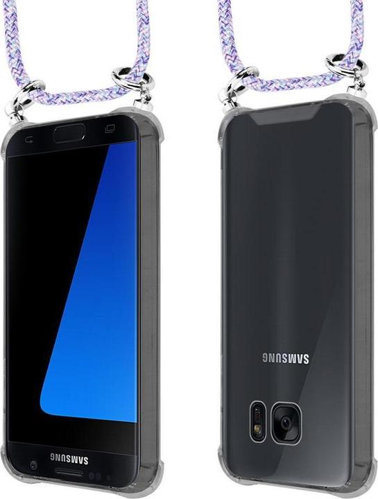 Actual product image Cadorabo TPU Mobile Phone Chain SILVER Cover