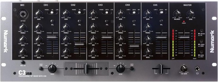 Actual product image Numark C3usb (Studio- and Livemixer)