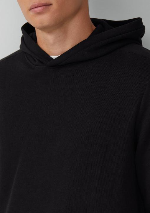 Produktbild s.Oliver T-Shirt Hoodie aus Rippware (L)