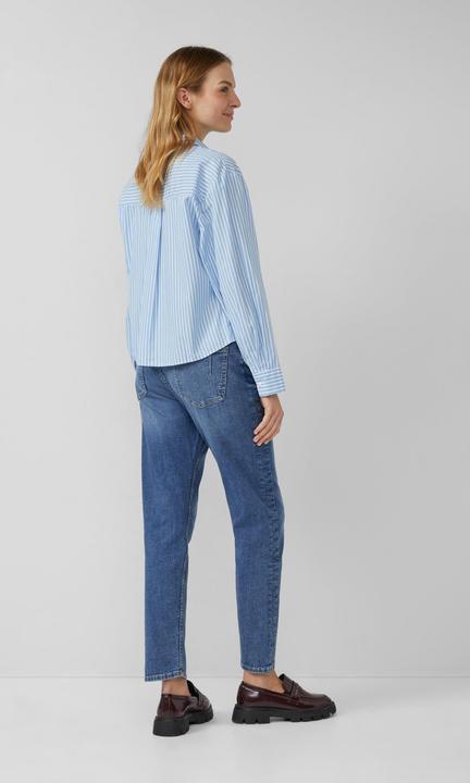 Immagine prodotto s.Oliver Bluse Gestreifte Popeline-Bluse im Boxy Fit (40)