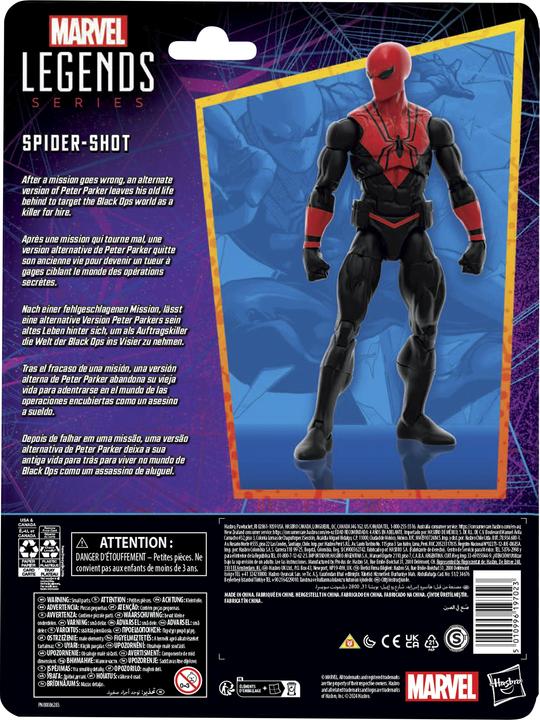 Image du produit Hasbro Spider-Man Marvel Legends Spider-Shot