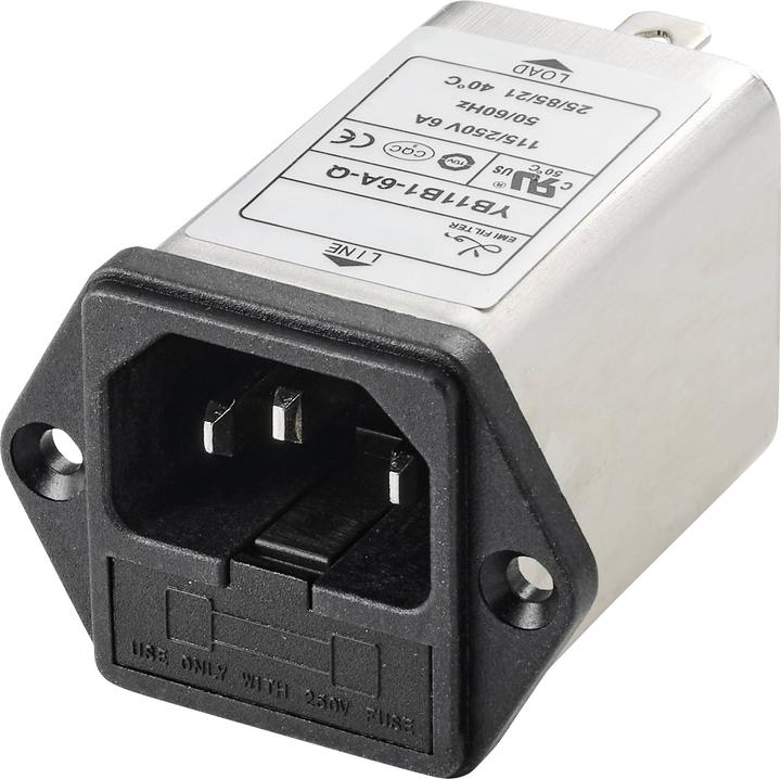 Image du produit Tru Components Filtre d'alimentation avec prise pour appareil froid