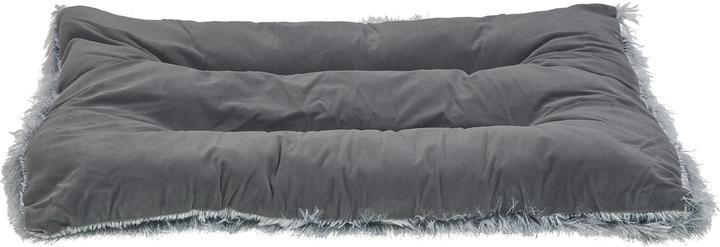 Actual product image Beliani Animal bed velvet fabric grey 60 x 45 cm ERGANI (Cat)