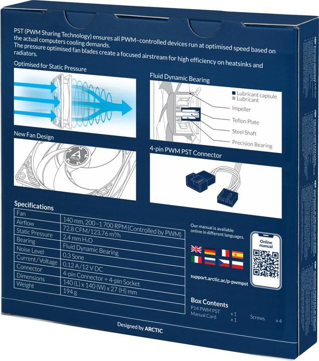 Image du produit Arctic P14 PWM PST (140 mm, 1 x)