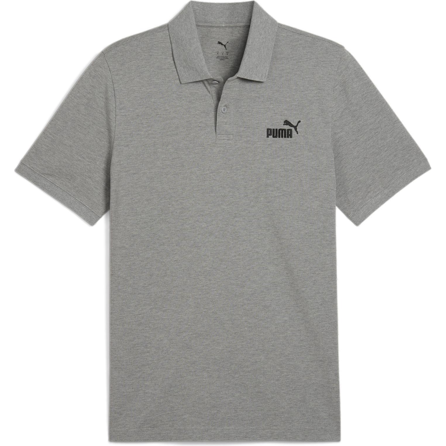 Puma, Herren, Shirt, ESS No. 1 Logo Pique Polo, Grau, (4XL)