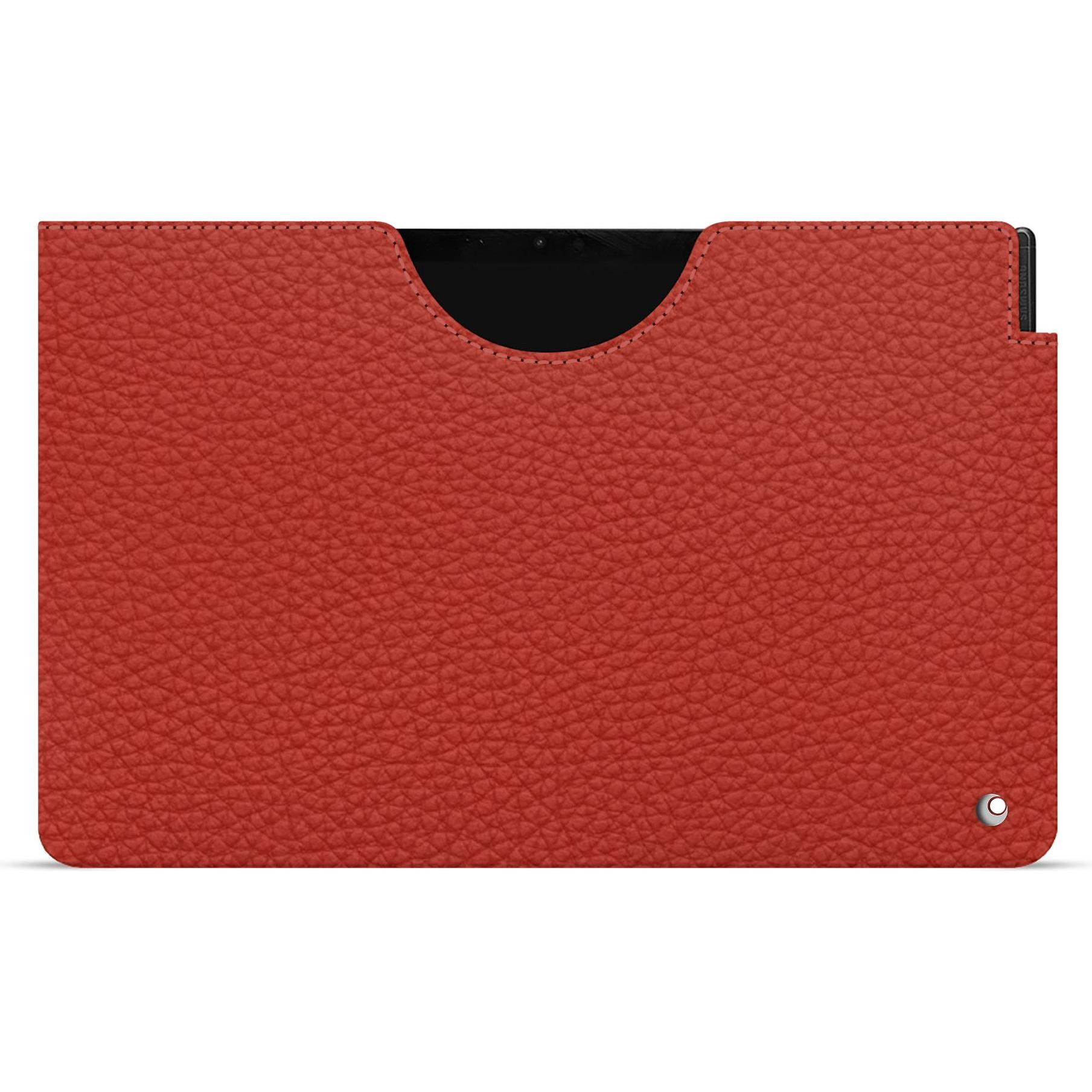 Noreve Lederschutzhülle (Galaxy Tab S9), Tablet Hülle, Orange