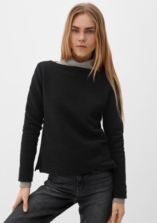 Produktbild s.Oliver Sweatshirt Sweatshirt mit Musterstruktur (34)