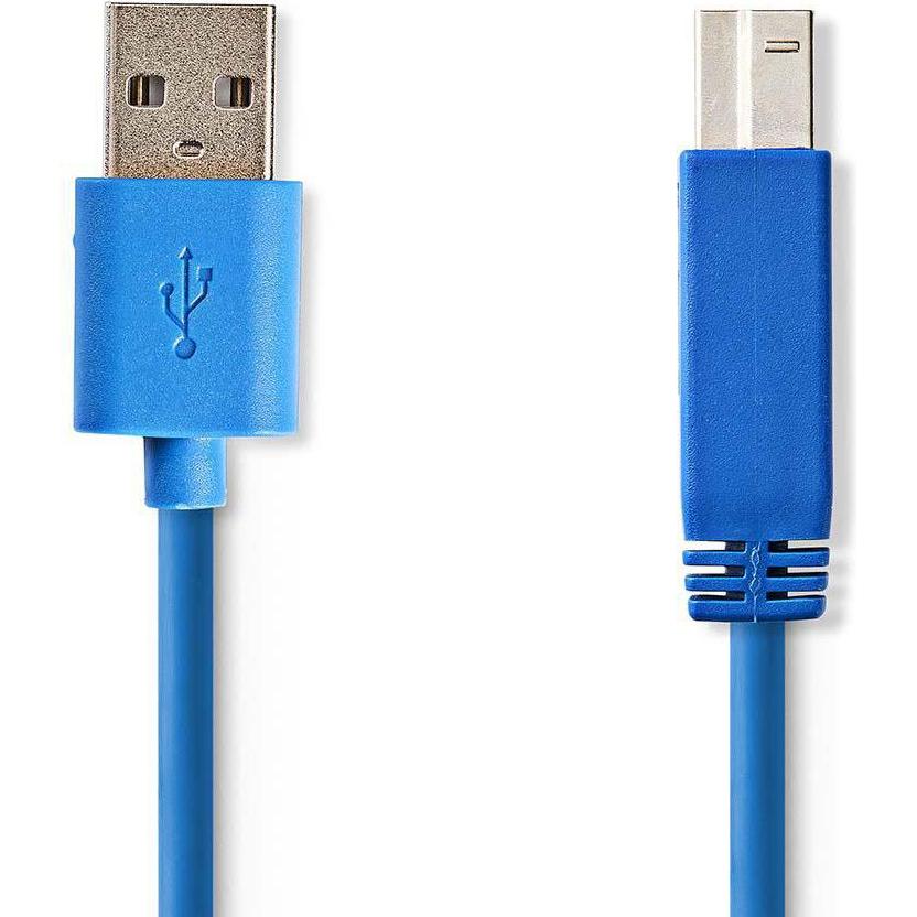 Thumbnail - Nedis USB 3.0 Kabel A Stecker - B M acho 3.0 m Blau (3 m, USB 3.0), USB Kabel