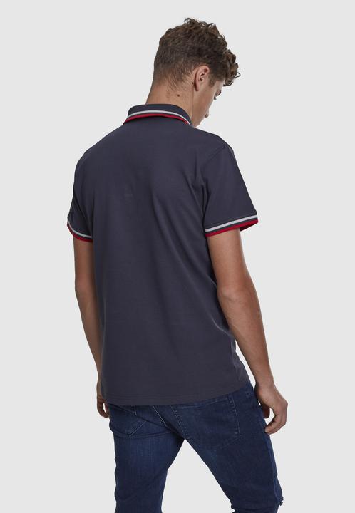 Produktbild Urban Classics Double Stripe Poloshirt (M)
