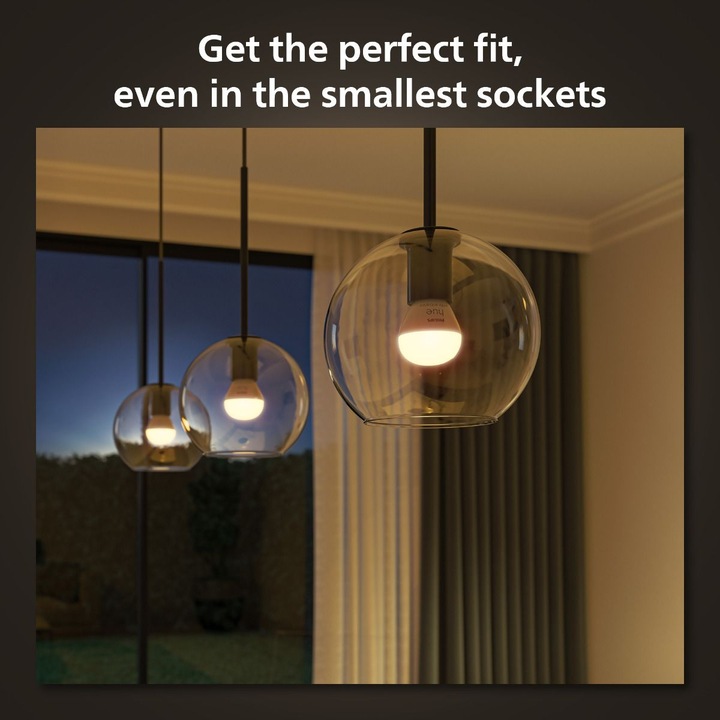 Actual product image Philips Hue White & Color Ambiance Chandelier (E14, 5.10 W, 470 lm, 1 x, F)