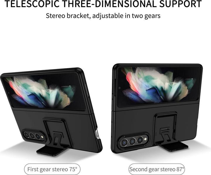 Produktbild König Design Hülle Handy Schutz für Samsung Galaxy Z Fold3 5G Case Cover Tasche Flip Etui Neu (Samsung Galaxy Z Fold3 5G)