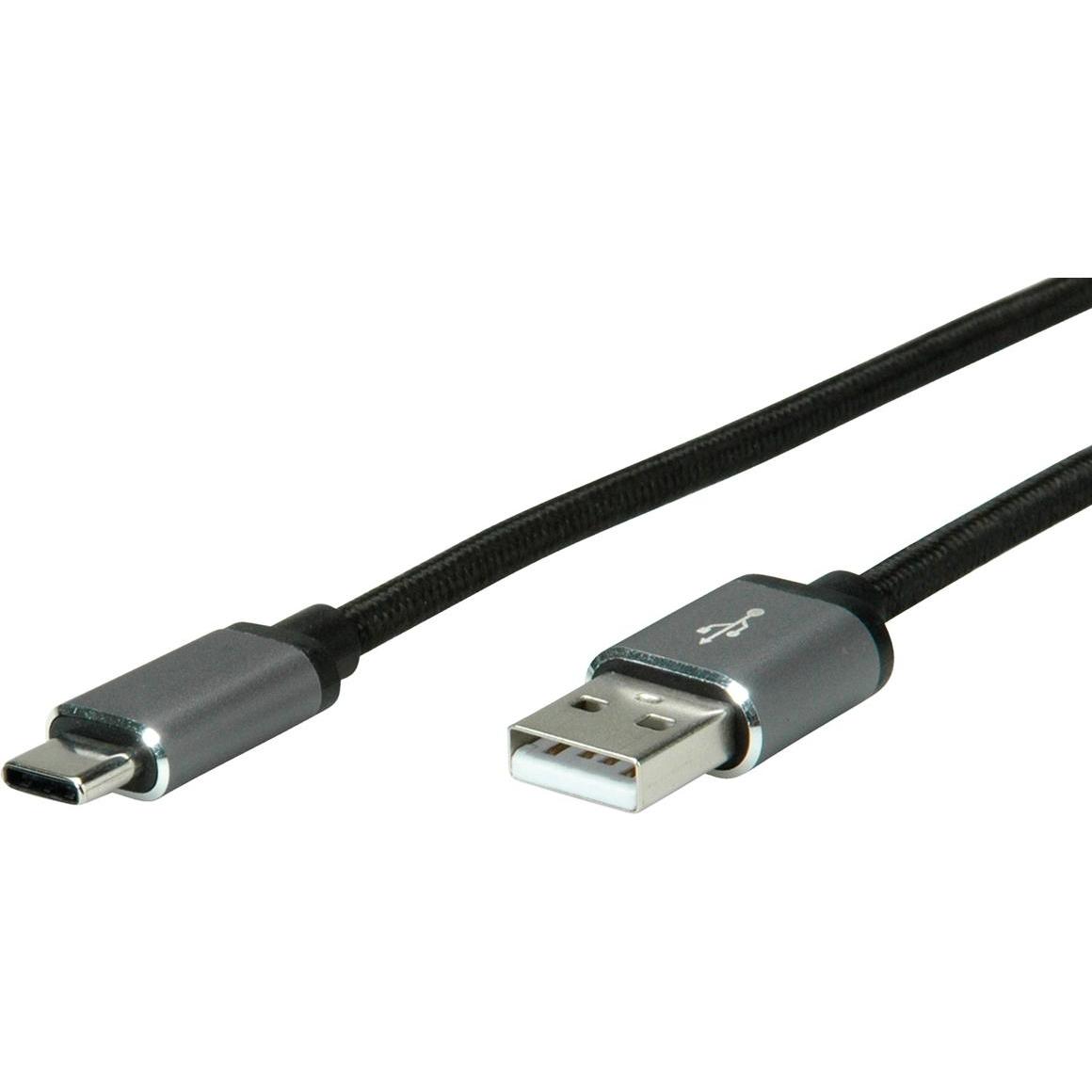 Thumbnail - Roline USB A – USB C (0.80 m, USB 2.0), USB Kabel