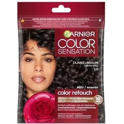 Schwarzkopf, Tinta per capelli, GARNIER Color Retouch szampon koloryzujący 3.0 Ciemny Brąz (3,0 Ciemny Brąz)