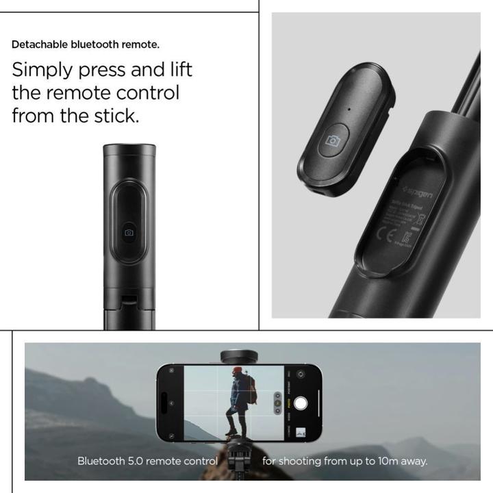 Produktbild Spigen Selfiestick S541W Bluetooth Tripod czarny