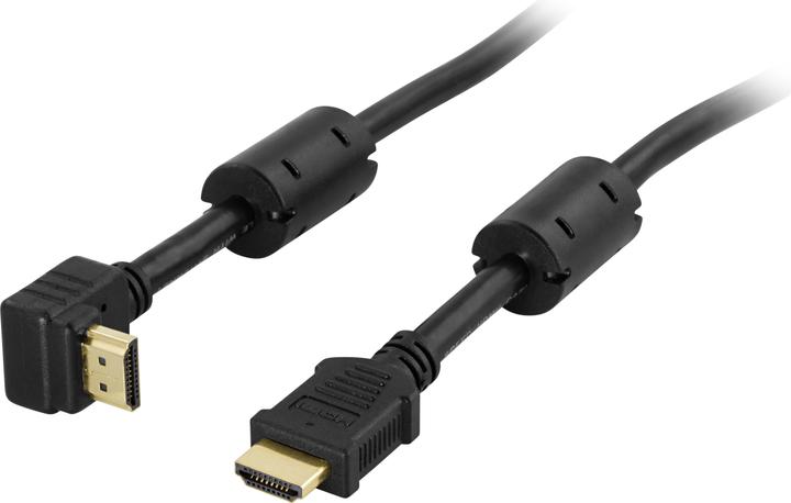 Actual product image Deltaco HDMI-1050V HDMI Cable 5 m HDMI Type A (Standard) Black (5 m, HDMI)