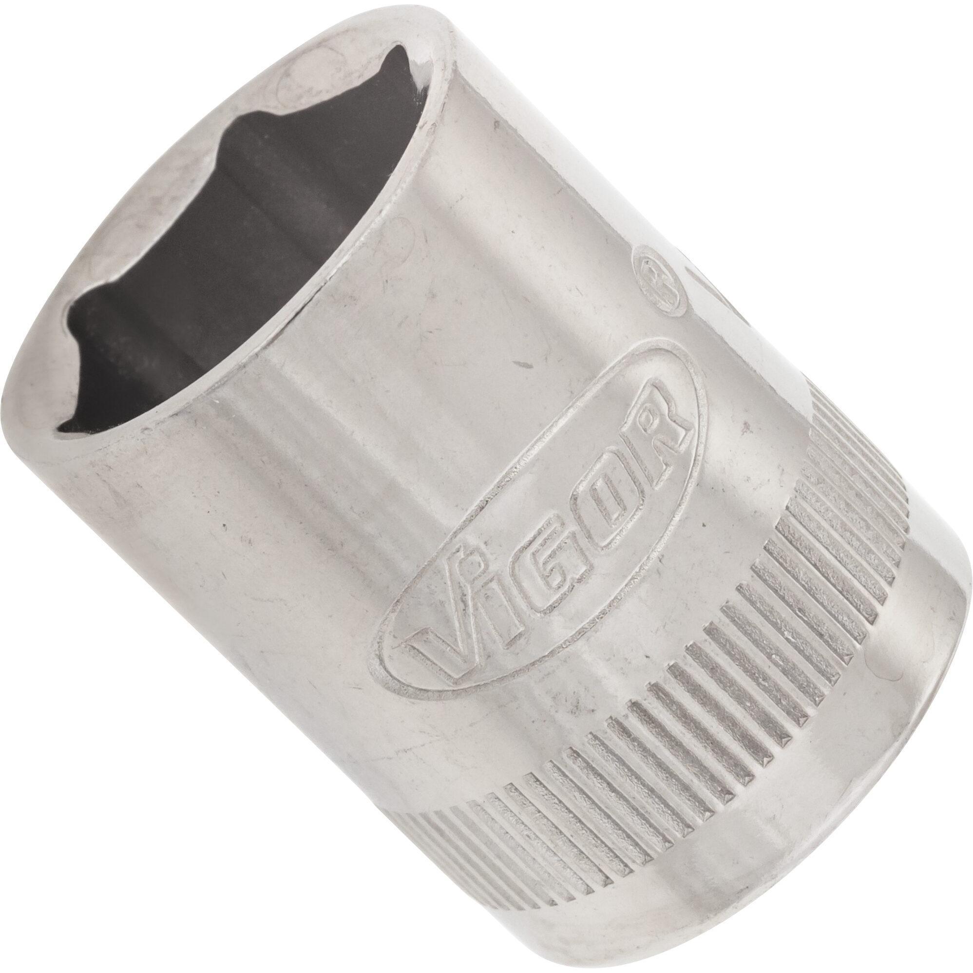 Vigor, Steckschlüssel + Stecknuss, STECKSCHLÜSSEL-EINSATZ 3/8" SW 14 (14 mm)