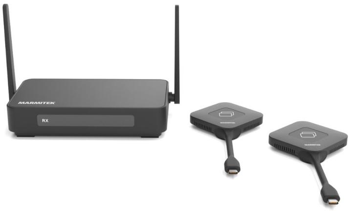 Image du produit Marmitek Präsentations-System Stream 4K Pro Kit, Gewicht: 170 g (50 m, 4k pass-through)