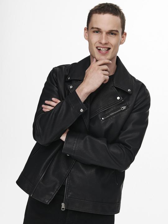 Produktbild Only & Sons Biker Kunstlederjacke (XL)