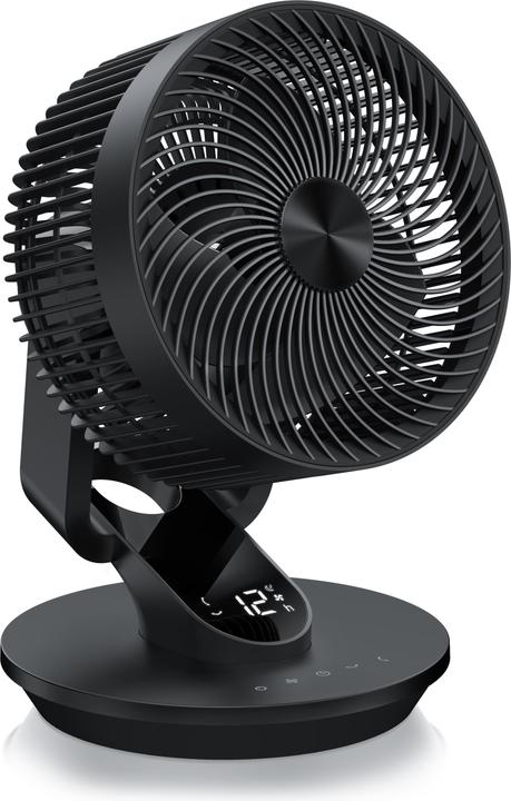 Brandson Tischventilator leise mit 3D Oszillation & Display, Fernbedienung, 42 cm Durchmesser (50 dB)