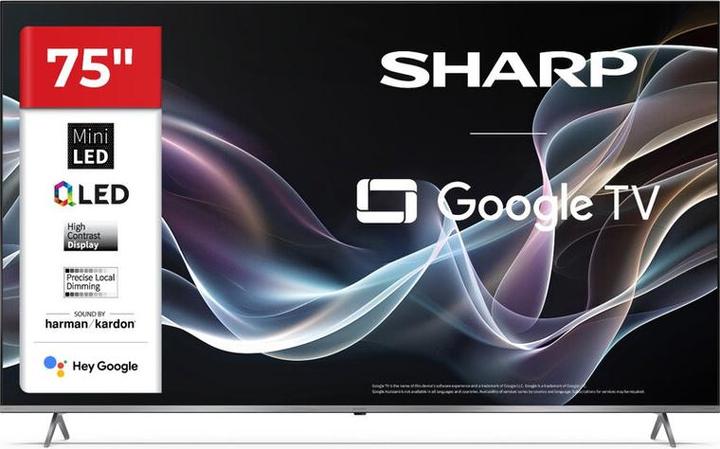 Actual product image Sharp TV 75JP7465E 75, 3840 x 2160 (Ultra HD 4K), Mini LED (75", Mini-LED, QLED, 4K, 2025)