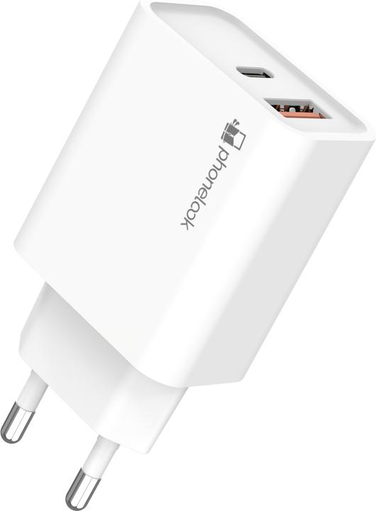 PhoneLook Chargeur rapide 25W USB-A et USB-C Adaptateur secteur dual (25 W)