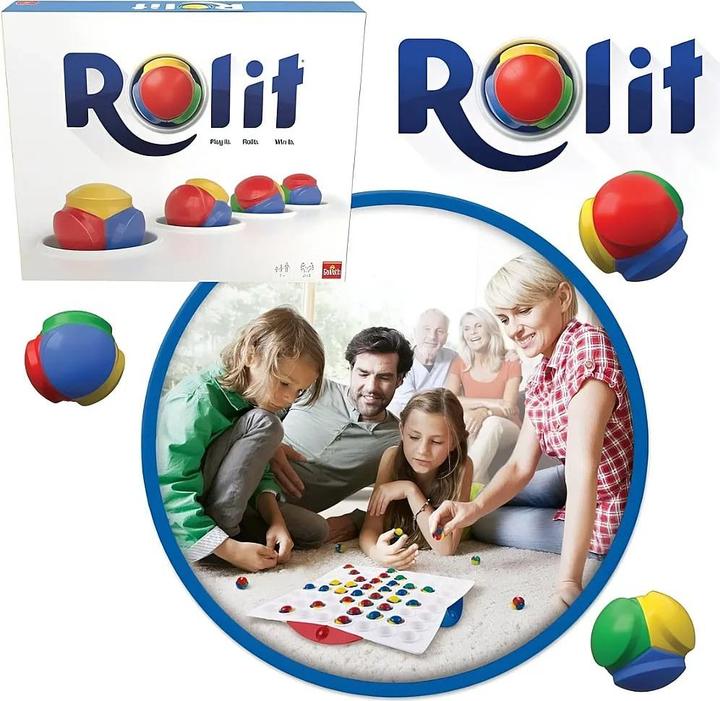 Image du produit Goliath Toys Rolit (Allemand, Anglais, Espagnol, Français, Italien, Néerlandais, Portugais, 2 - 4 Joueur)
