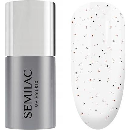 Semilac, Smalto per unghie, T24 Smalto UV Top Terrazzo 7ml (T24 Terrazzo, Topcoat)