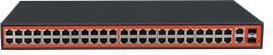Actual product image Wi-Tek 48FE+2GIGA COMBO SFP POE (48 ports)