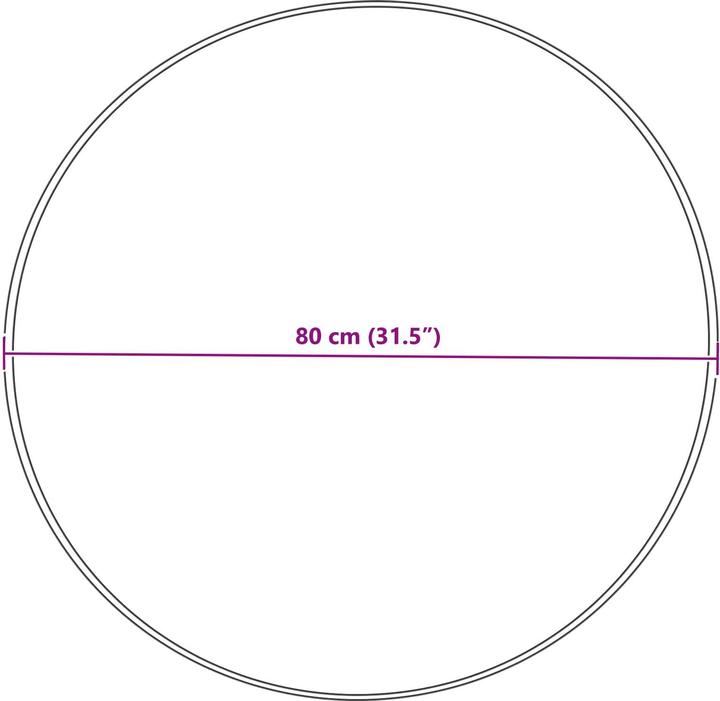 Produktbild vidaXL Kunstschaffell Teppich (80 cm)