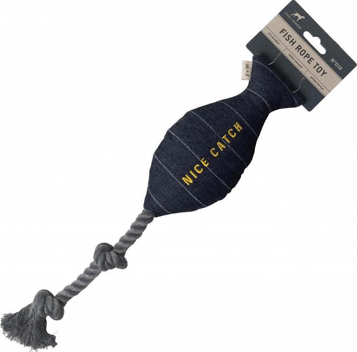 Field + Wander Giocattolo di peluche a forma di pesce per cani (Cane di peluche)