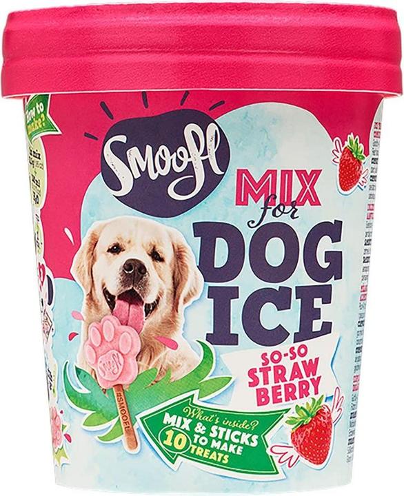 Smoofl Dog Ice Mix 160 g with strawberry (1 Stk., 160 g)