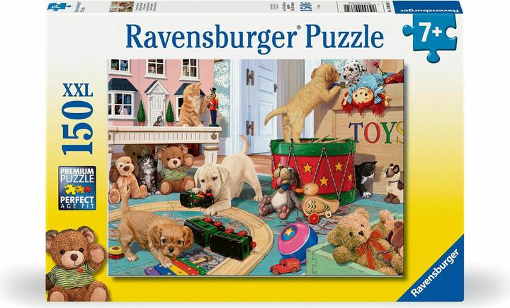 Produktbild Ravensburger Kinderpuzzle - 12000865 Verspielte Welpen - 150 Teile XXL Puzzle für Kinder ab 7 (150 Teile)