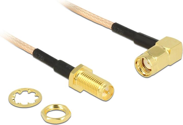 Image du produit Delock Prise RP-SMA vers RP-SMA-ST (Câble d'antenne)