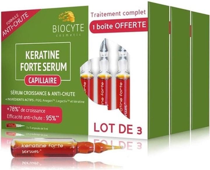 Immagine prodotto Biocyte Anti-Hair Loss Keratine Forte Serum 3 x 5 Phials