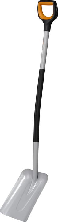 Fiskars Pala per sollevare e spostare materiale sfuso e neve, Lunghezza: 130 cm, Borsta rinforzato