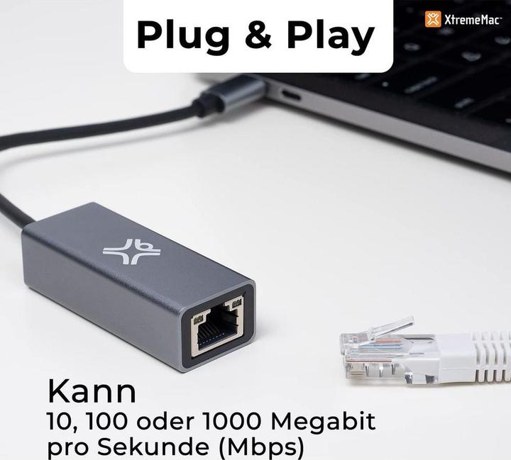 Image du produit XtremeMac Type-C to Ehternet Adapter (USB-C)