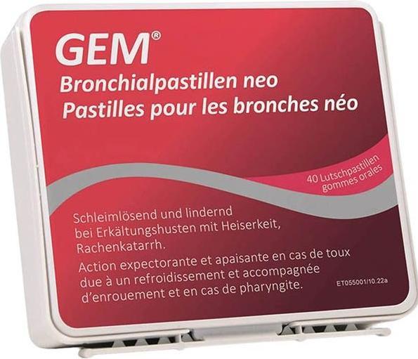 Produktbild GEM Bronchialpastillen neo Ds 40 Stk (40 Stk.)