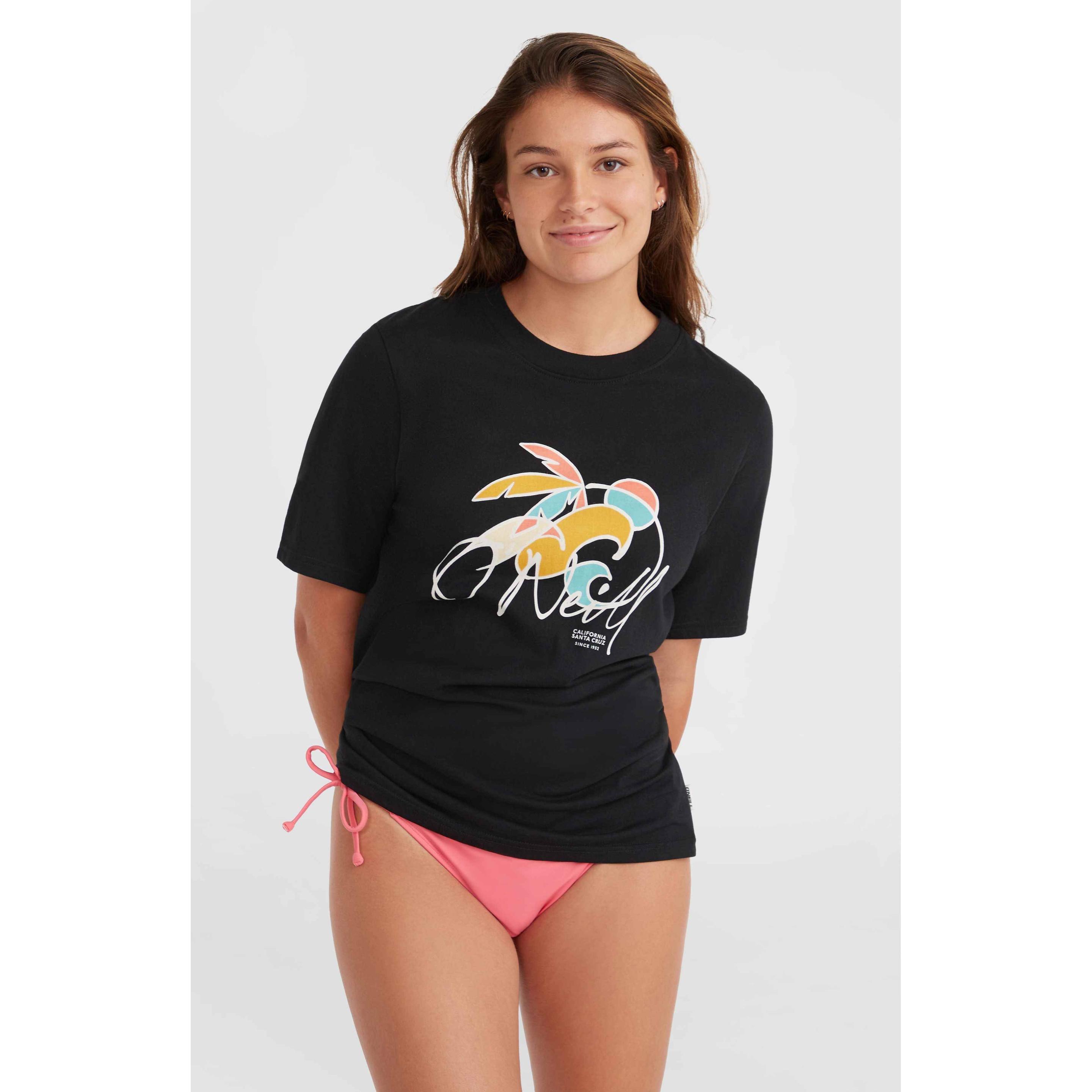 Thumbnail - O'Neill, Damen, Sportshirt, Luano Graphic T-Shirt (M), Weiss, M