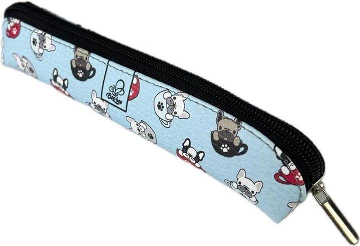 Produktbild Bee-bee Blaues Bulldogi-Mini-Federmäppchen