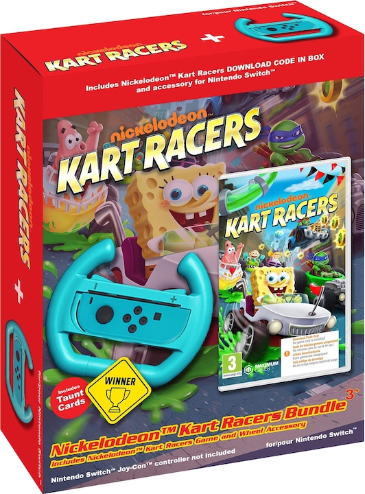 Produktbild Maximum Games Nickelodeon Kart Racers Bundle (Switch, Switch Lite, Switch OLED, EN, FR, IT)