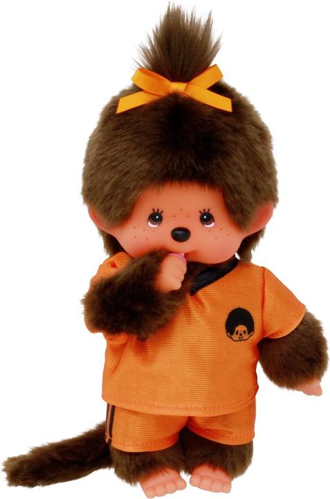 Immagine prodotto Monchhichi Plüschfigur Mädchen Fussballer Niederlande (24 cm)