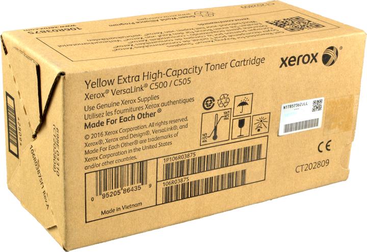Produktbild Xerox Toner Modul EHC yellow 106R03875 VersaLink C50X 9'000 S. (Y)